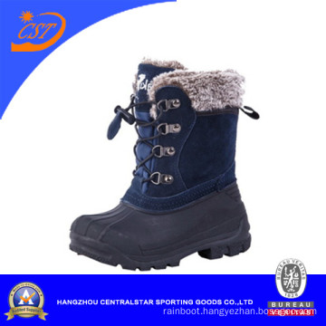 Fashion Plaid Kids Winter Snow Boots (CS-05)